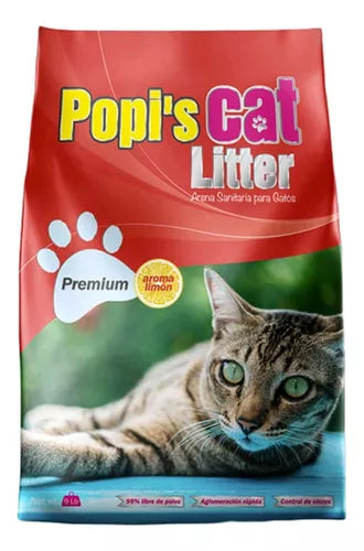 Arena Para Gato Popis Cat Limón 9 Lb