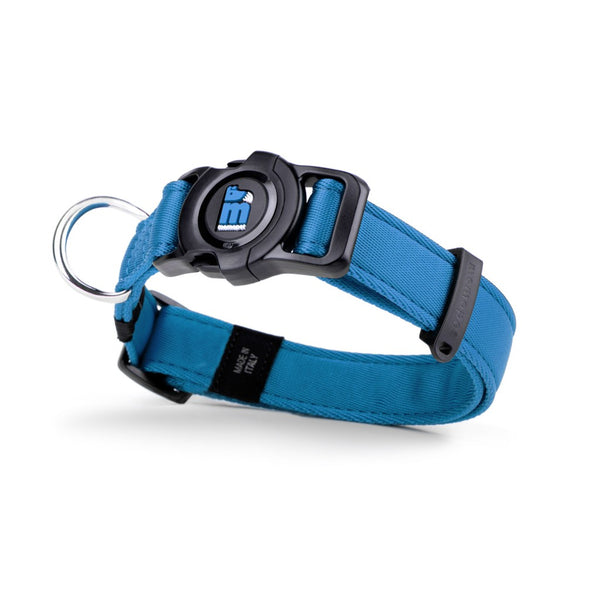 Collar Memopet Poliester Color Azul 1,6