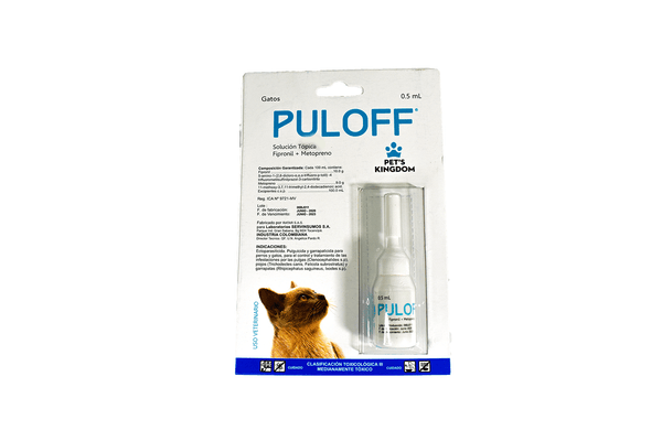 Antiparasitario Gato Puloff x 0.50 ml|Medicamentos perros y gatos|Anipet Colombia