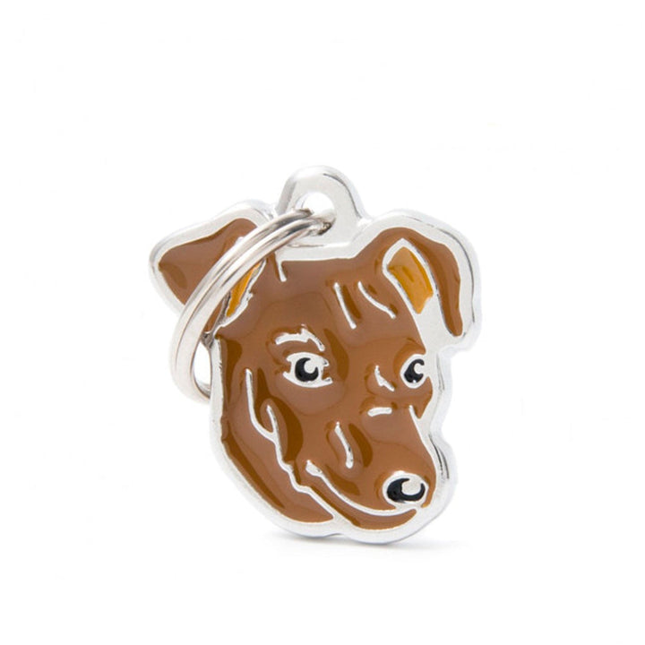 Placa ID My Family Pinscher Rojo | Accesorios Perros | Anipet Colombia