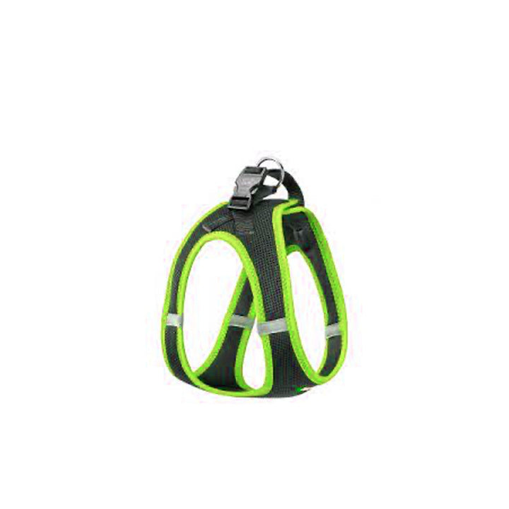 Pechera Perro Kaori Negro-Verde Talla Xs | Accesorios | Anipet Colombia