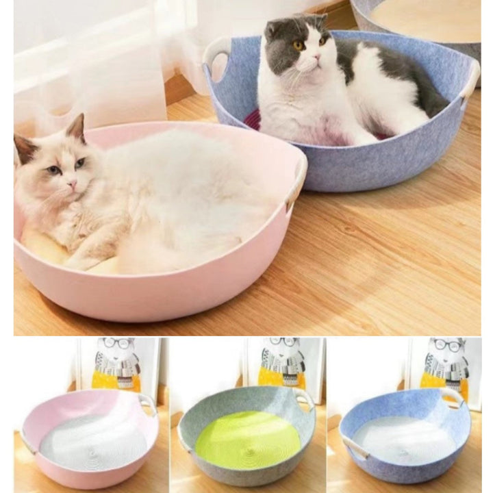 Cama Rascador Para Gato Azul,Gris,Rosado | Accesorios | Anipet Colombia