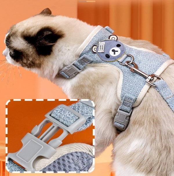 Correa Con Pechera Para Gato | Accesorios | Anipet Colombia