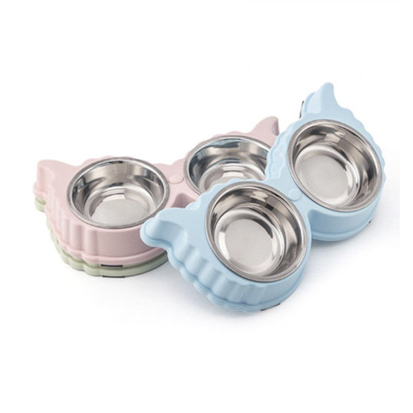 Comedero y Bebero Para Mascotas Cara Búho | Accesorios | Anipet Colombia