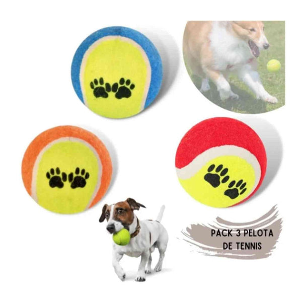 Pelota Tennis x 3 | Accesorios | Anipet Colombia