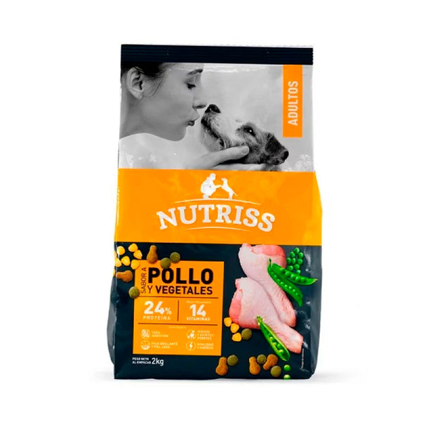 Alimento Para Perro Nutriss Adulto Pollo Y Vegetales 2kg | Anipet Colombia