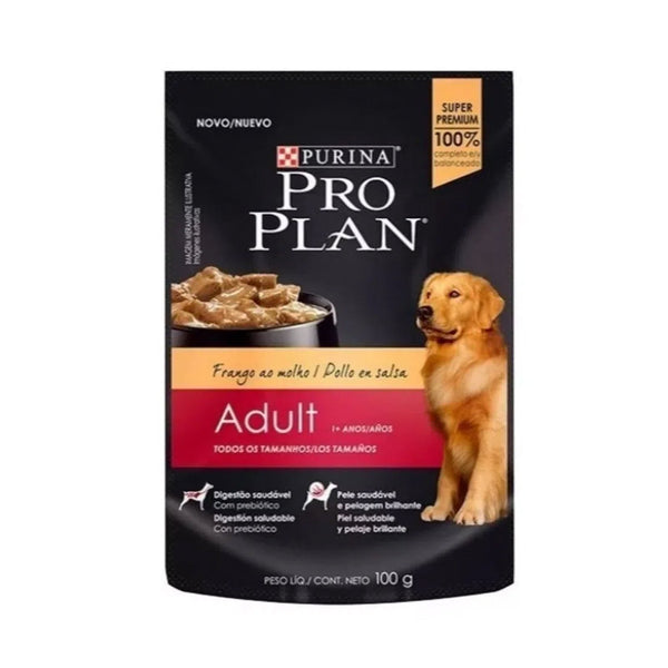 Alimento Húmedo para perro Pro Plan Wet Adultos Pollos En Salsa  |Anipet Colombia