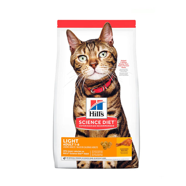 Alimento Para Gato Hills Adullto Light 1-6 Pollo  |Anipet Colombia