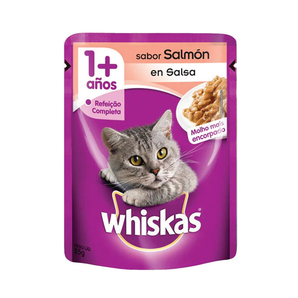 Alimento Húmedo Para Gato Whiskas Pouch Adulto Salmon |Anipet Colombia