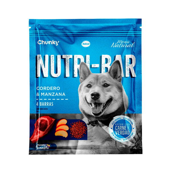 Alimento Para Perro Nutrí Bar Cordero Y Manzana 150 Grs | Anipet Colombia