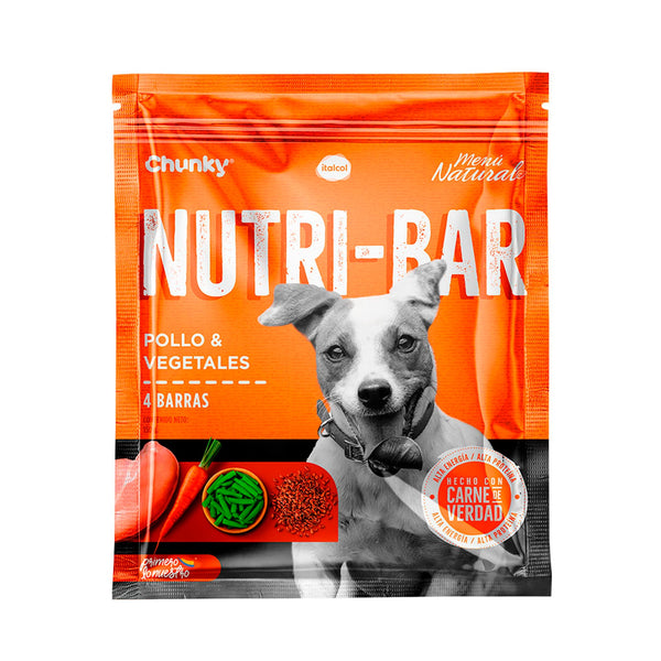 Alimento Para Perro Nutrí Bar Pollo Y Vegetales 150 Grs | Anipet Colombia