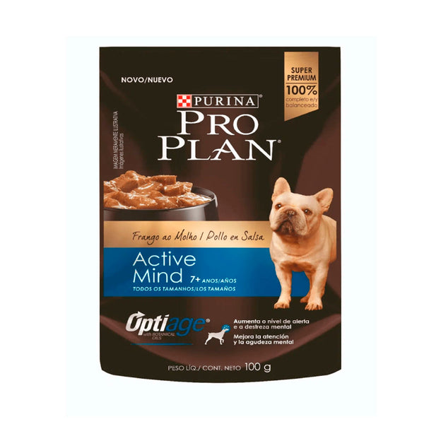 Alimento Húmedo Para Perro Pro Plan Adultos Active Mind Pollo  |Anipet Colombia
