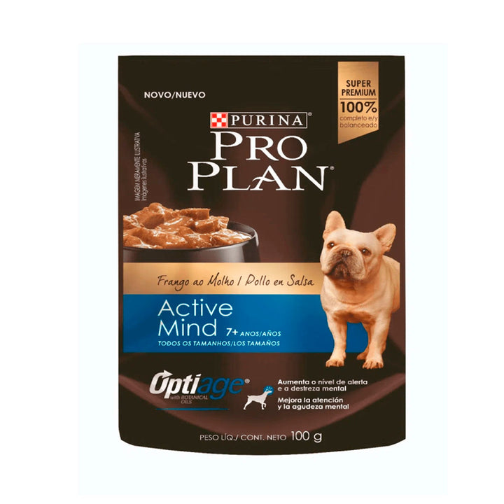 Alimento Húmedo Para Perro Pro Plan Adultos Active Mind Pollo  |Anipet Colombia
