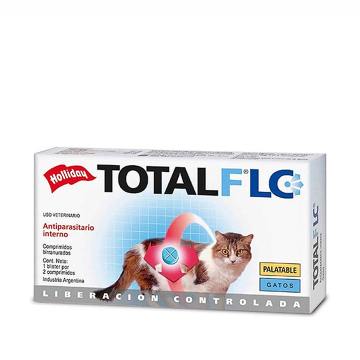 Antiparasitario Gatos Total Flc 2 Comprimidos|Medicamentos perros y gatos|Anipet Colombia