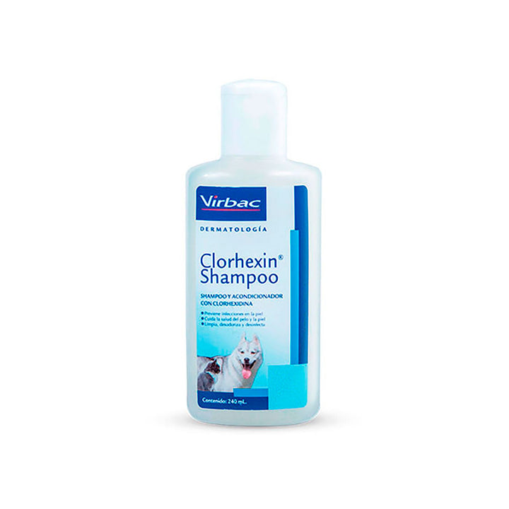 Shampoo Clorhexin 240ml | Cuidado e Higiene | Anipet Colombia