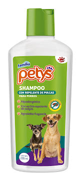 Shampoo Petys Repelente De Pulgas 235ml | Cuidado e Higiene | Anipet Colombia