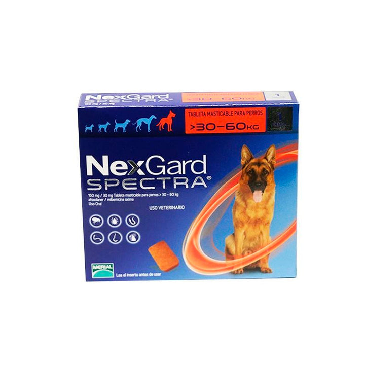 Antiparasitario Perro  Nexgard Spectra Antipulgas Xl De 30 A 60kg|Medicamentos perros y gatos|Anipet Colombia