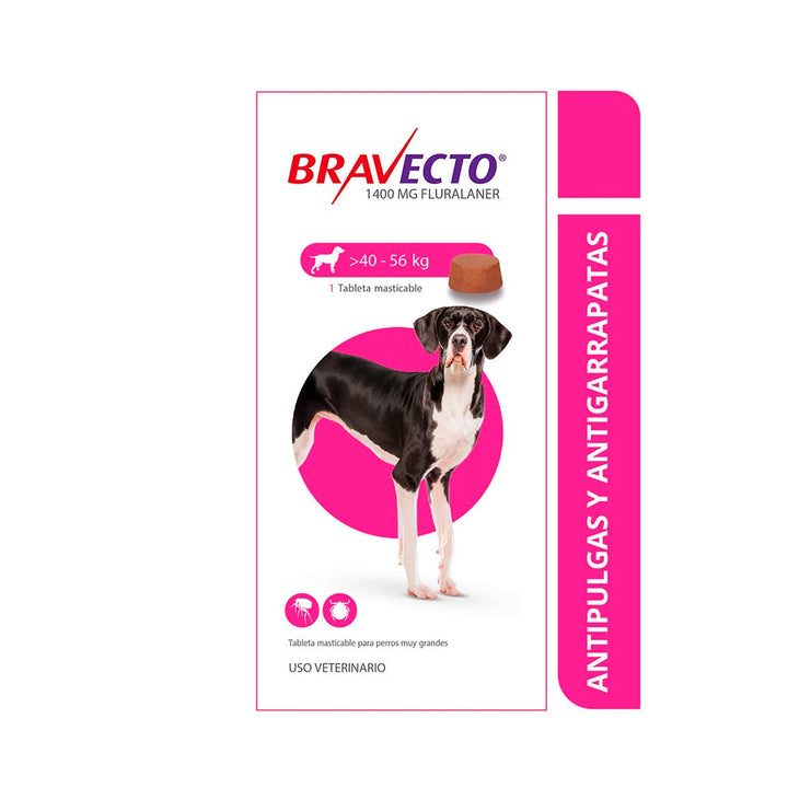 Antiparasitario Perro Bravecto 40 A 56kl|Medicamentos perros y gatos|Anipet Colombia