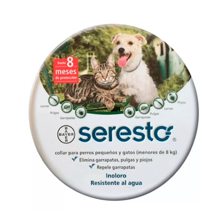 Antiparasitario Perro Seresto Collar Perros Hasta 8kl Pyg|Medicamentos perros y gatos|Anipet Colombia
