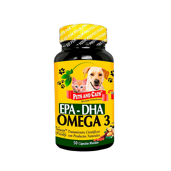 Omega 3 Capsulas Frasco Con Epa Y Dha | Medicamentos Perros y Gatos | Anipet Colombia