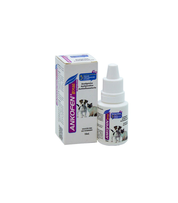 Antinflamatorio Mixto Ankofen Gotas X 10ml | Medicamentos Perros y Gatos | Anipet Colombia
