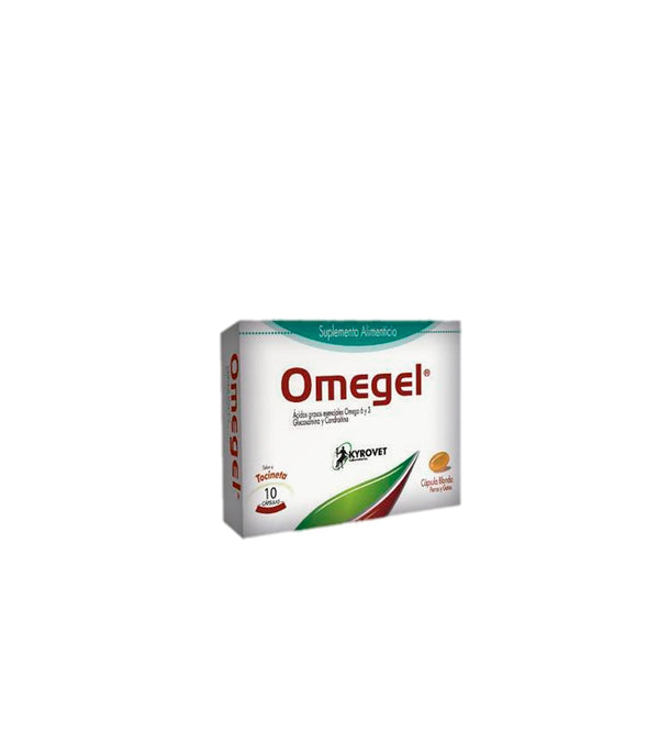 Suplemento Perro Omegel Cap X 10 Und|Medicamentos perros y gatos|Anipet Colombia