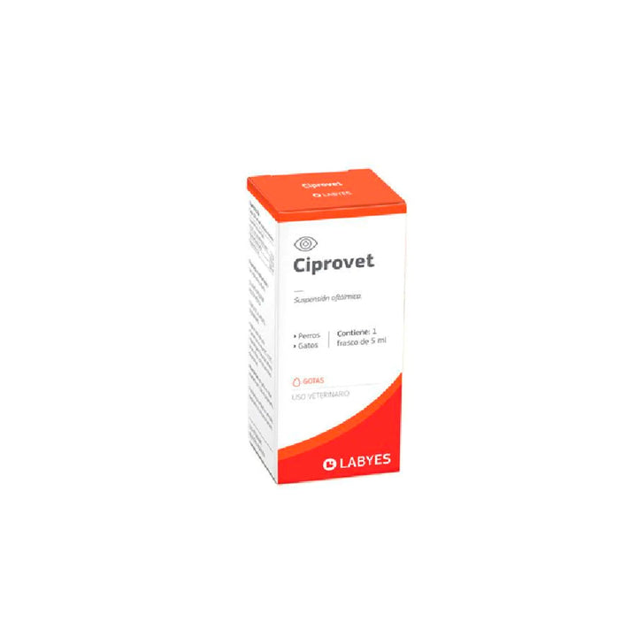 Otico Oftalmico Ciprovet 5 Ml|Medicamentos perros y gatos|Anipet Colombia