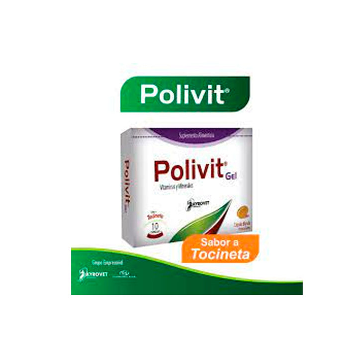 Suplemento Perro Polivit Gel Caja X 10 Capsulas|Medicamentos perros y gatos|Anipet Colombia
