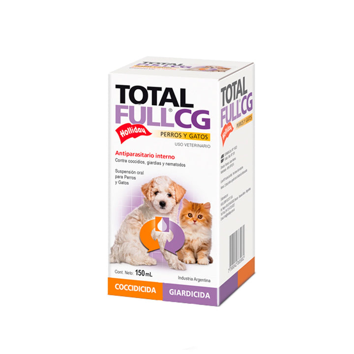 Antiparasitario Perro y Gato Total F CG Suspension  15 mL |Medicamentos perros y gatos|Anipet Colombia
