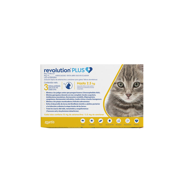 Revolution Plus Para Gatos 1.25-2.5 Kg |Medicamentos perros y gatos|Anipet Colombia