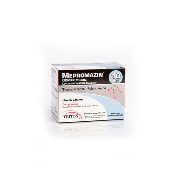 Mepromazin Tranquilizante Para Perro 10 mg |Medicamentos perros y gatos|Anipet Colombia