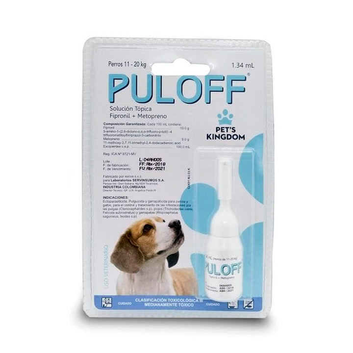 Antiparasitario Puloff Para Perro 11-20Kg|Medicamentos perros y gatos|Anipet Colombia