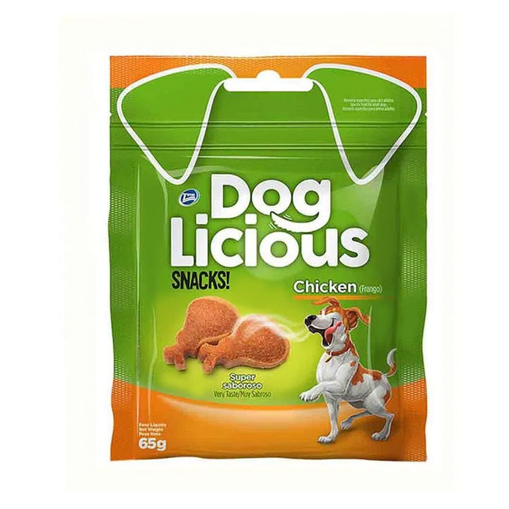 Galletas Dog Licious Chicken - 65gr | Snacks Perros | Anipet Colombia