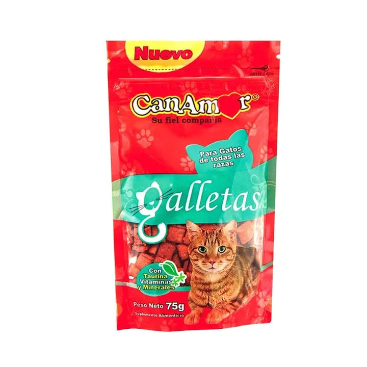 Galletas Gatos Canamor  75gr | Snacks Gatos | Anipet Colombia