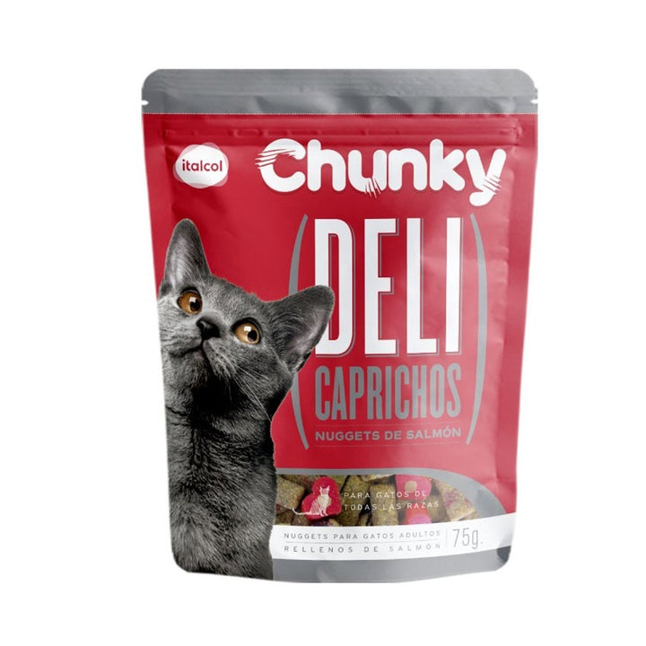 Nuggets Gatos Chunky Delicaprichos 75gr | Snacks Gatos | Anipet Colombia