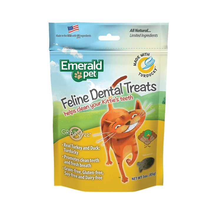 Dental pavo pato esmerald pet cat snack 85gr | Snacks | Anipet Colombia