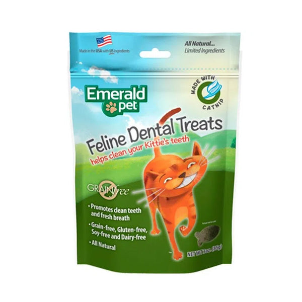 Dental Catnip Esmerald Pet Cat Snack | Snacks Gatos | Anipet Colombia