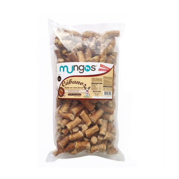 Cabanos mungos sabor a pollo 1kg | Snacks | Anipet Colombia