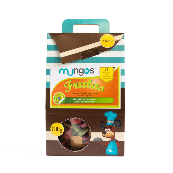 Galletas Mungos Frutas 200 grs | Snacks Perros | Anipet Colombia