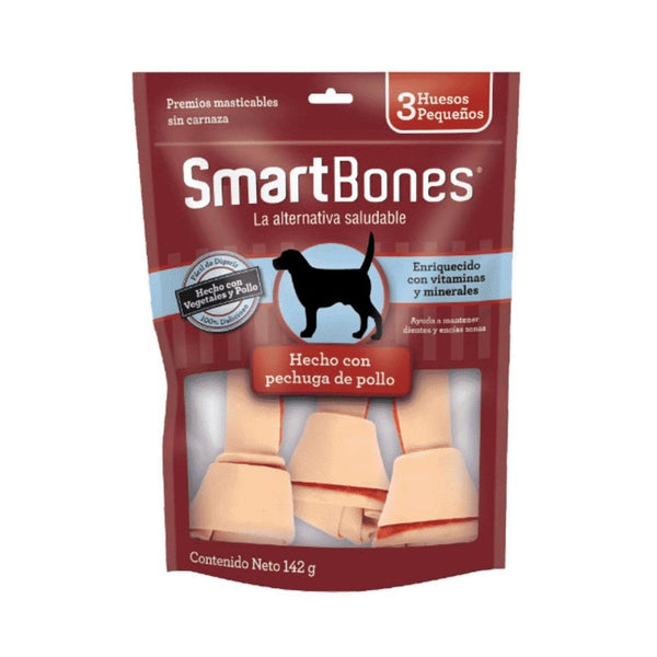 Snack Para Perro Smartbones Pollo 3 Huesos Pequeños 142 Grs | Snacks Perros | Anipet Colombia