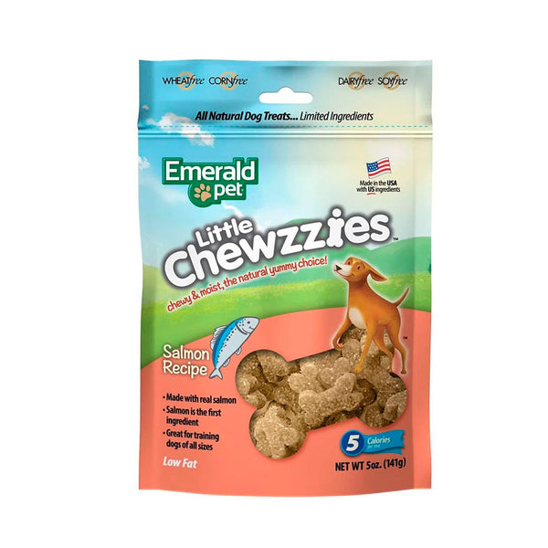 Galletas Emerald Pet Dog Litte Chewzzies Salmon 5oz | Snacks Perros | Anipet Colombia