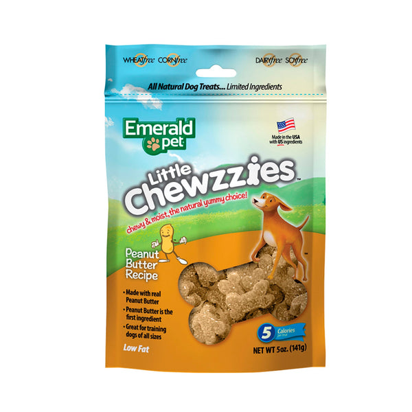 Galletas Emerald Pet Dog Litte Chewzzies Peanut Butter 5oz | Snacks Perros | Anipet Colombia